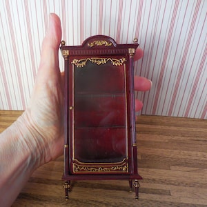 Ornate Trimmed Display Case ~ Vintage Bespaq ~ Dollhouse Miniature