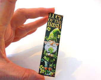 Luck of the Irish ~ St. Patrick's Day Porch Sign ~ Dollhouse Miniatures