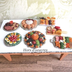 Hors d&#39;oeuvres ~ Vorspeisen ~ Verteufelte Eier ~ Finger Food ~ Puppenhausminiaturen
