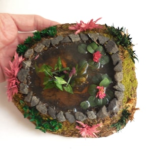 Goldfish Pond ~ Dollhouse Miniature