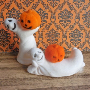 Halloween Geister mit Kürbisse ~ Puppenhaus Miniaturen