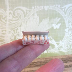 Dozen Eggs ~ Carton of Eggs ~ Dollhouse Miniature