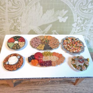 Käse und Cracker ~ Vorspeisen ~ Vorspeisen ~ Finger Food ~ Puppenhausminiaturen