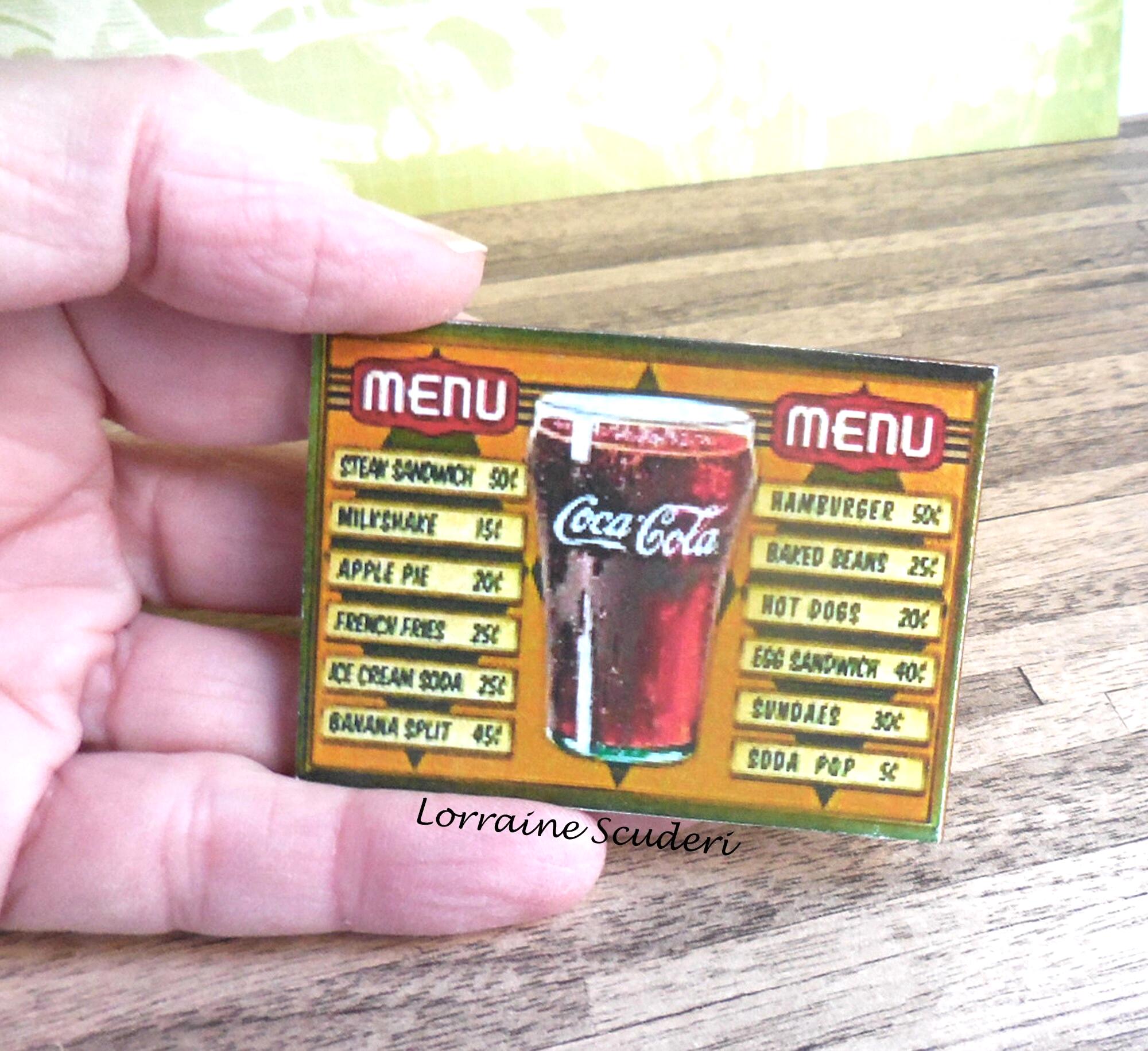 Vintage Coke Menu Board - Etsy