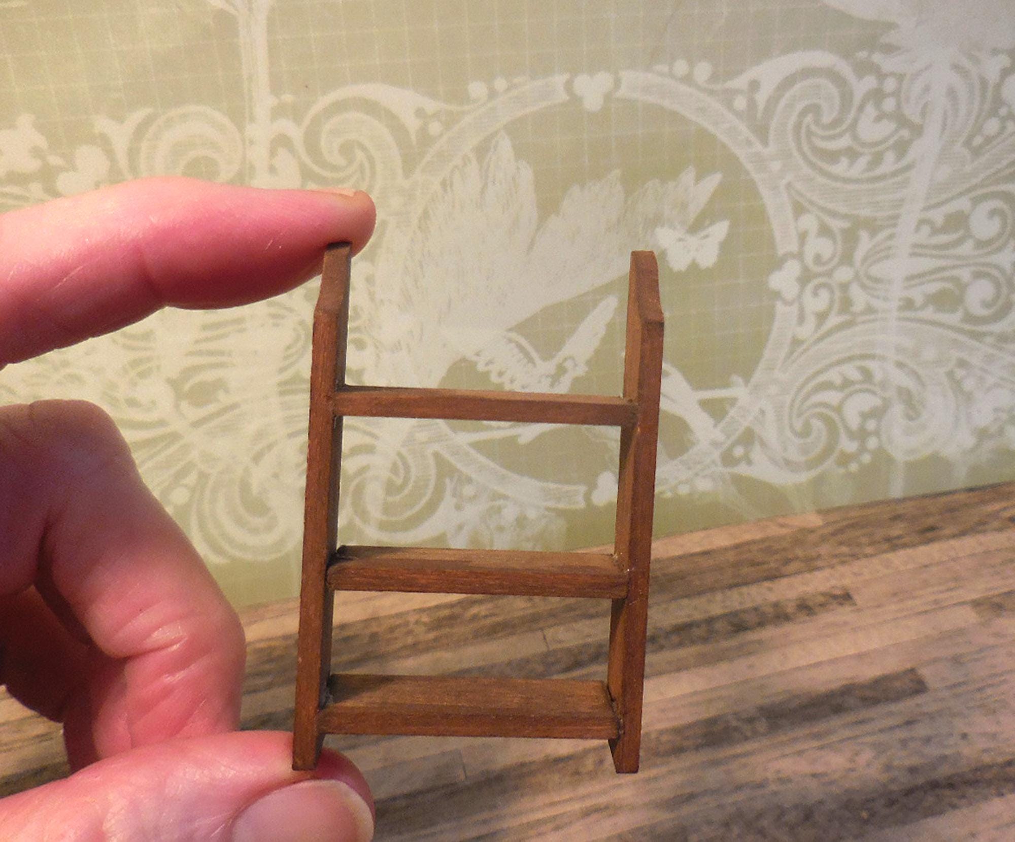Handmade Wood Wall Shelf ~ Dollhouse Miniature