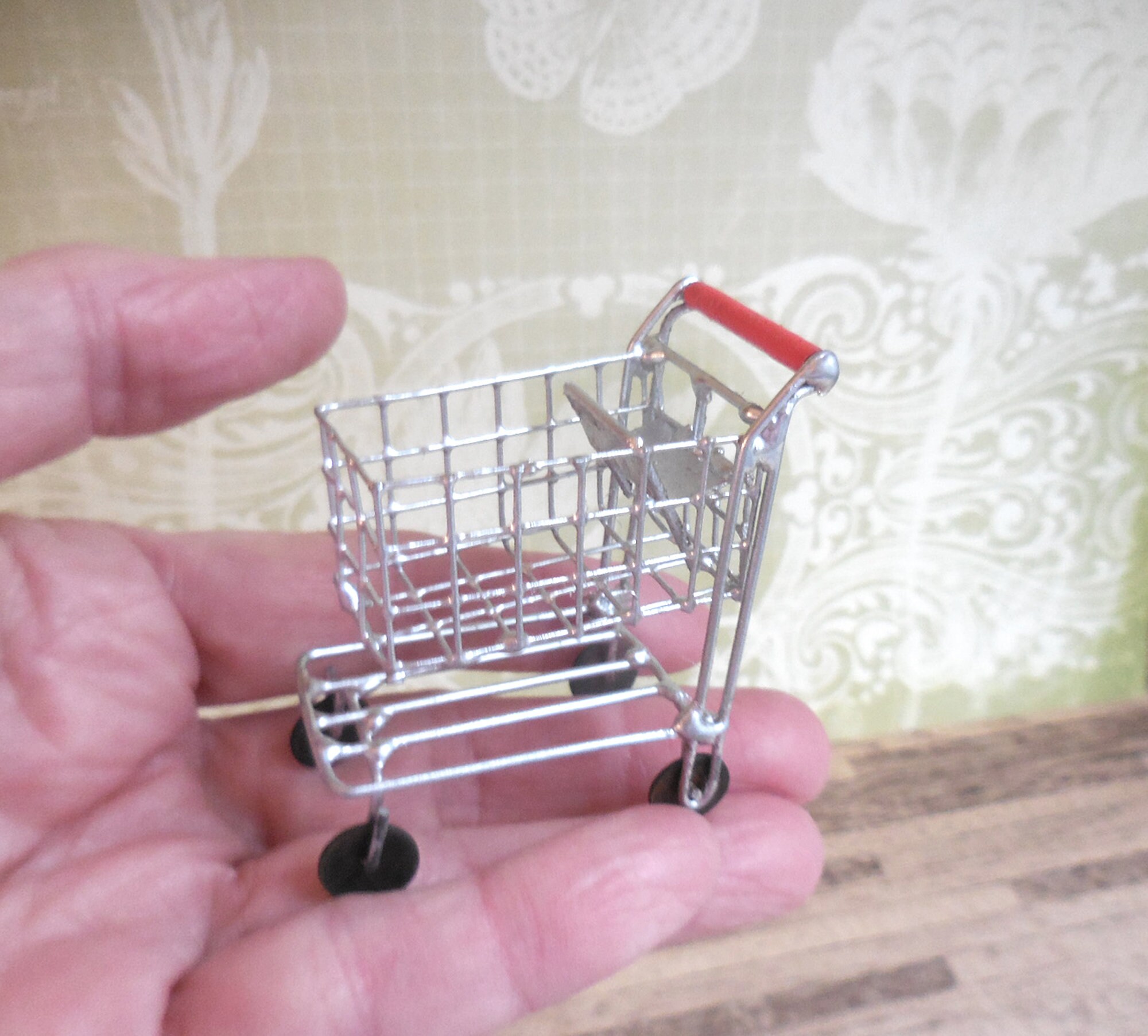 Vintage Metal Shopping Cart - Etsy Vintage Metal Shopping Cart - Etsy