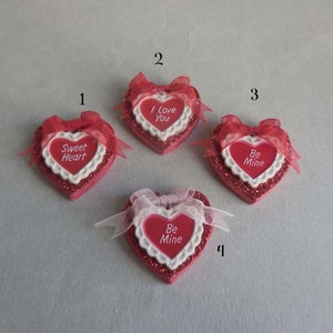 Valentine Hearts ~ Non Opening ~ Dollhouse Miniature