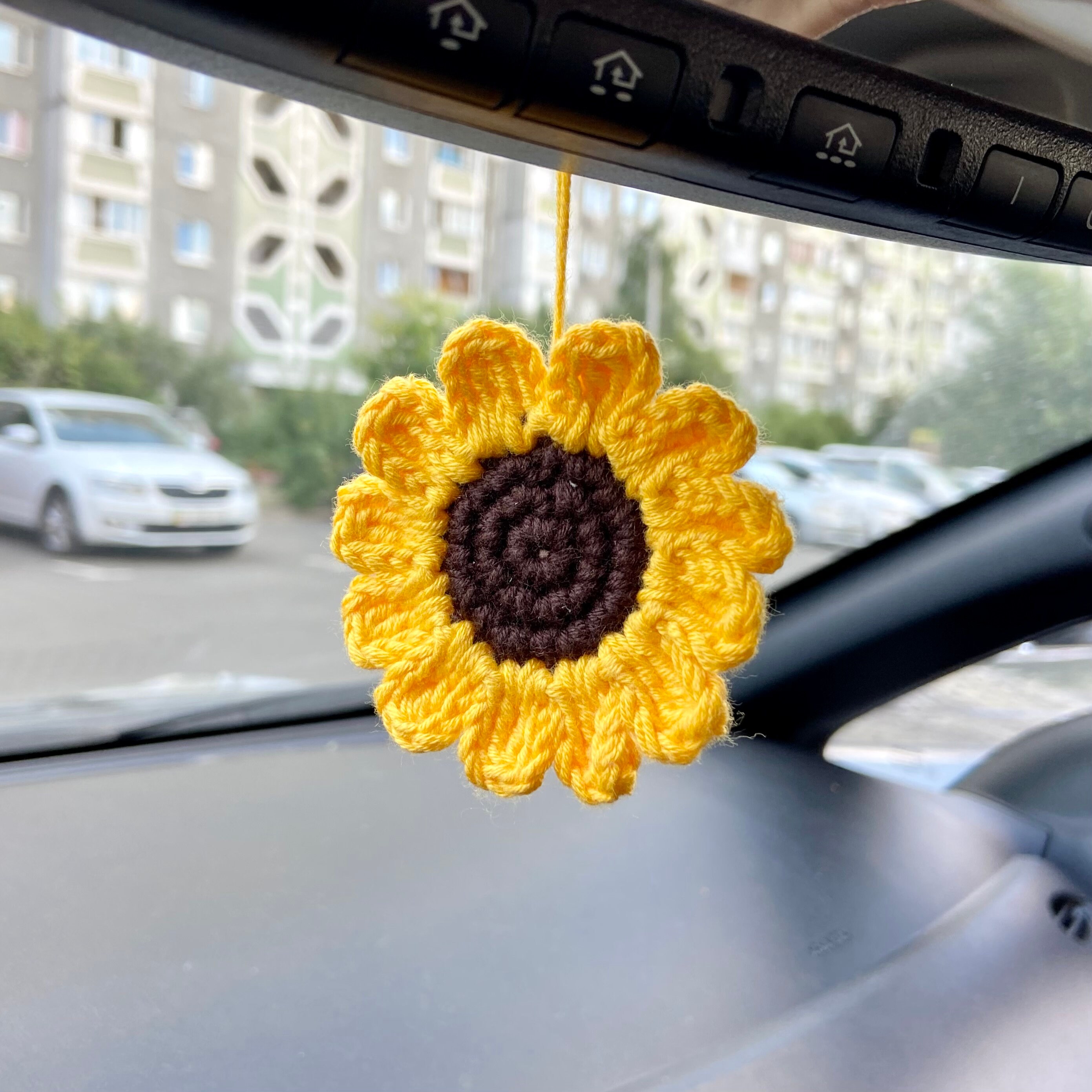 Lot De 3 Housses De Volant En Crochet Avec Motif Tournesol