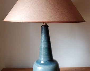 Lámpara de Cerámica Artesanal / Nórdica / Azul / 5C