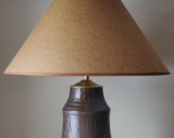 Handcrafted Table Lamp | Strega Nona Series | Dark Brown