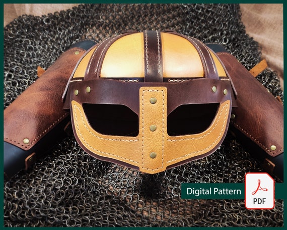 Leather Viking Helmet Pattern: Medieval Armor DIY (PDF Download)