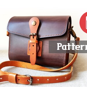 Leather Bag Pattern PDF Pattern Leather Bag Shoulder Bag - Etsy