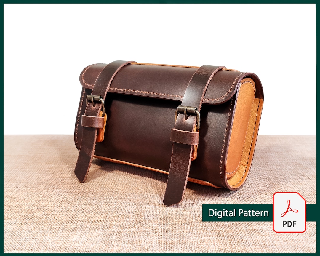 Leather Pattern Saddle Bag Pattern Tool Bag Bike Bag Bicycle Bag Bag Pattern Small Bag DIY PDF - Etsy leather-pattern-saddle-bag-pattern-tool-bag-bike-bag-bicycle-bag-bag-pattern-small-bag-diy-pdf-etsy