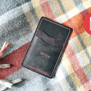 Leather Cardholder Pattern: Minimalist DIY (PDF Pattern)