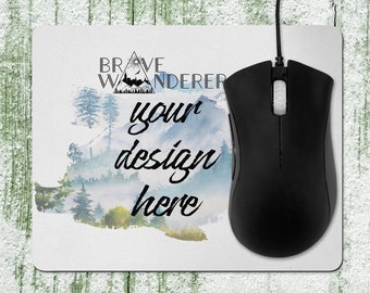 customized mouse pad etsy