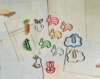 Easter, Spring, Peas, bunnies, carrots, bunny, paperclips, pagemarker, bookmarker