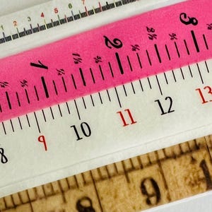 Escuela, profesor, regla, cinta métrica, cinta washi, muestras