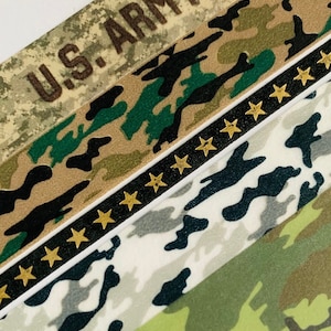 Camouflage, military, fatigues,  stars, skinny, tape pink, wash tape, SAMPLES