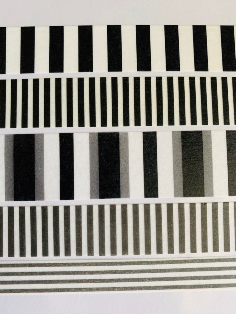 Washi Tape SAMPLES black black various