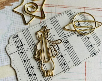 Prince, Planet, stars, paperclips, book marker, page marker