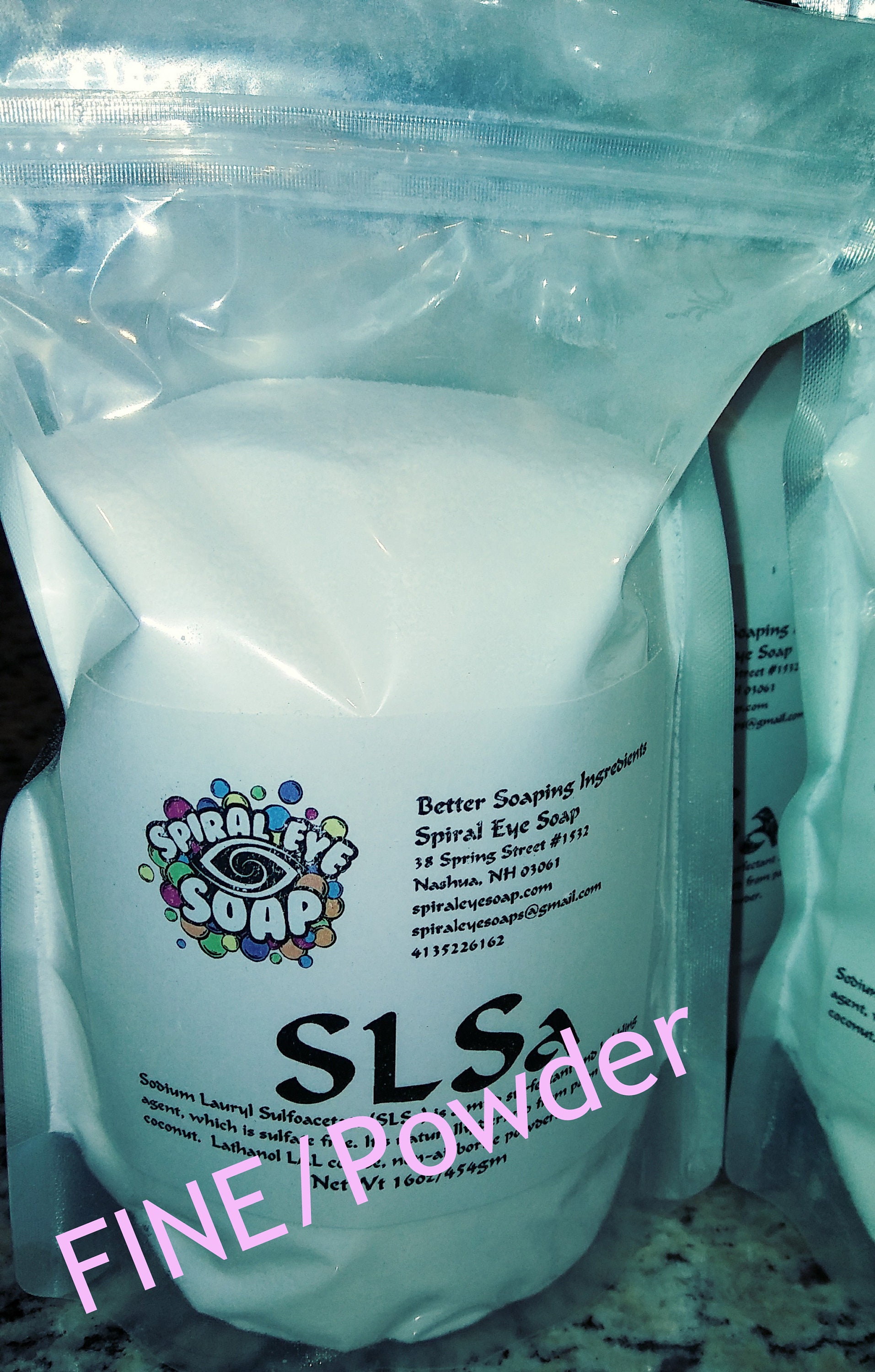 SLSa Fine (powder) FAST shipping Included (to USA)
