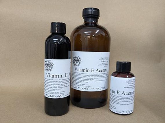 Vitamin E Acetate - dl-alpha tocopheryl acetate - cosmetic Ingredient - free shipping