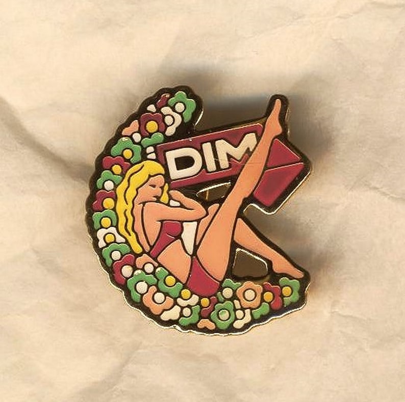Broche pin's Dim publicitaire années soixante vintage image 0
