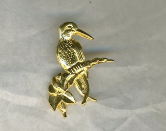 Langschnäuziger Vogeldruck, 23 mm Goldmetallverzierung, für Ornamente, Schmuck, Buchbinderei, Karten