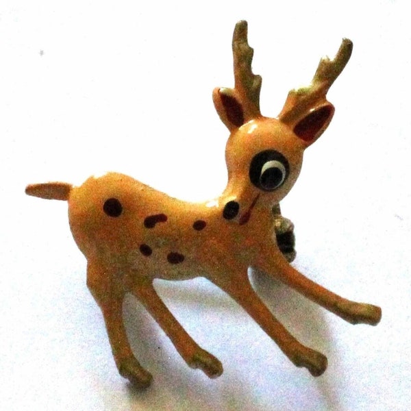 Petite broche Bambi, daim, chevreuil ou jeune renne, silhouette animale, bijou fantaisie manga pour homme, femme ou enfant, vintage, kawaï