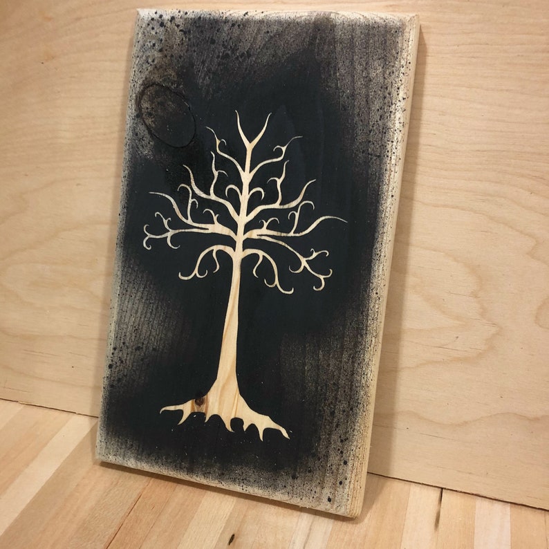 Tree Of Gondor Sign Tree Of Gondor Lotr Sign Lord Of The Etsy