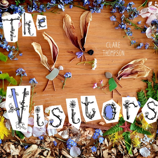 THE VISITORS PICTUREBOOK A5 livre imprimé sans mots à dos souple pour inspirer les pièces détachées jouer avec des matériaux naturels cadeau féerique pour les livres pour enfants