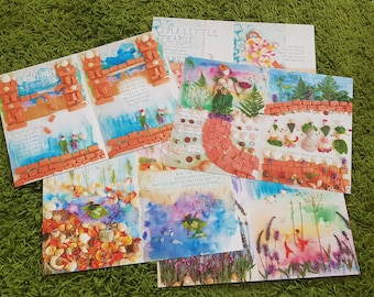 Illustrated Rhymes A4 Prints: Early Years Teaching Resources