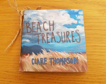 Mini Beach Treasures Book: Observational Paintings, Beach Art