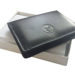 Monedero slim,cartera hombres billetera monedero, cuero moneda cartera viaje cartera minimalista, monedero de cuero para hombre.