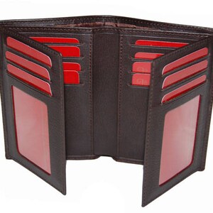 CARTERA de PIEL negra hombre // Cartera hombre // Cartera de cuero negro // Billetera piel // Cartera hombre // Cartera cuero hombre CLASIC