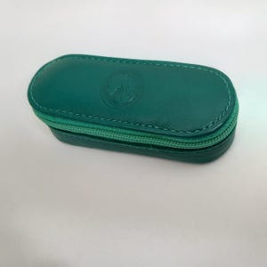 Protettore per rossetto in vera pelle / Custodia elegante e compatta / Protettore per rossetto in pelle / Regalo perfetto per il trucco / Diversi colori