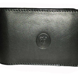 Porta carte in pelle da uomo. Regalo di qualità per sposi e spose