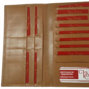 Cartera para documentos. Cartera para viaje. Cartera en piel de Ubrique