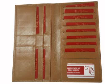 Timeless Elegance for the Traveler - Premium Leather Travel Document Wallet