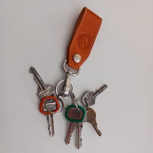 Leather Key Ring for Belt Hanging