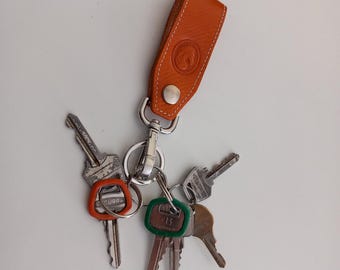 Leather Key Ring for Belt Hanging