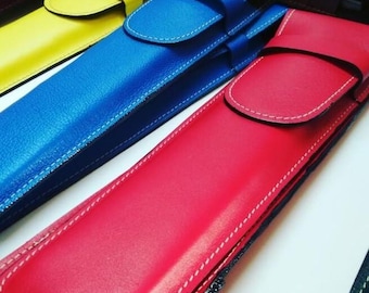 Custodia in pelle per ventagli da 27 cm - Eleganza e protezione perfette per regali speciali e occasioni uniche