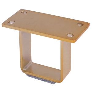 1 szt. x 2 1/2'' Mini nogi w kształcie litery U (złote) DIY Industrial Strength Modern Table Noga, noga szafki w kształcie litery U