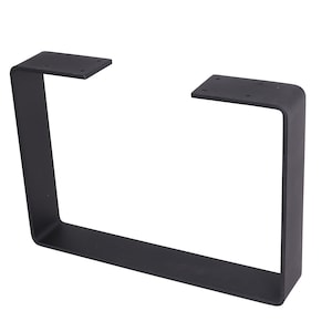 1 PC x10&quot; Coffee Table Legs,U shaped Heavy Duty Solid Steel table leg,Cabinet Legs,Coffee Table Leg,Black