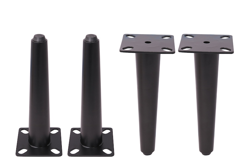 4PCS X 8'' Inch Steel Sofa Legs Vintage Mid Century Etsy