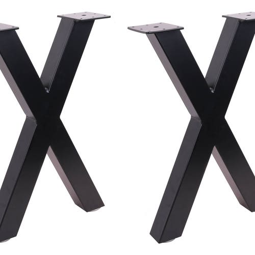 High Quality 28 Dining Table Legs Xshaped Steel Table Etsy