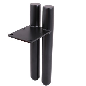 4&#39;&#39; 6&#39;&#39; 8&#39;&#39; Black Metal Furniture Leg, Modern Straight Style Coffee Table Sofa Leg,Kitchen Table Leg, Bathroom Cabinet Cupboard Leg, DIY Leg