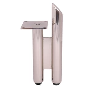 4&#39;&#39; 6&#39;&#39; 8&#39;&#39; Brush Nickel Metal Furniture Leg, Modern Style Coffee Table Sofa Leg,Kitchen Table Leg, Bathroom Cabinet Cupboard Leg, DIY Leg