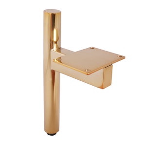 4&#39;&#39; 6&#39;&#39; 8&#39;&#39; Golden Metal Furniture Leg, Modern Style Coffee Table Sofa Leg,Kitchen Table Leg, Bathroom Cabinet Cupboard Leg, DIY Cabinet Leg