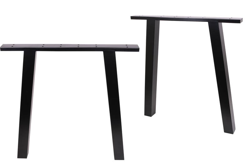 High Quality 28 Dining Table Legs Black Vintage Steel Etsy